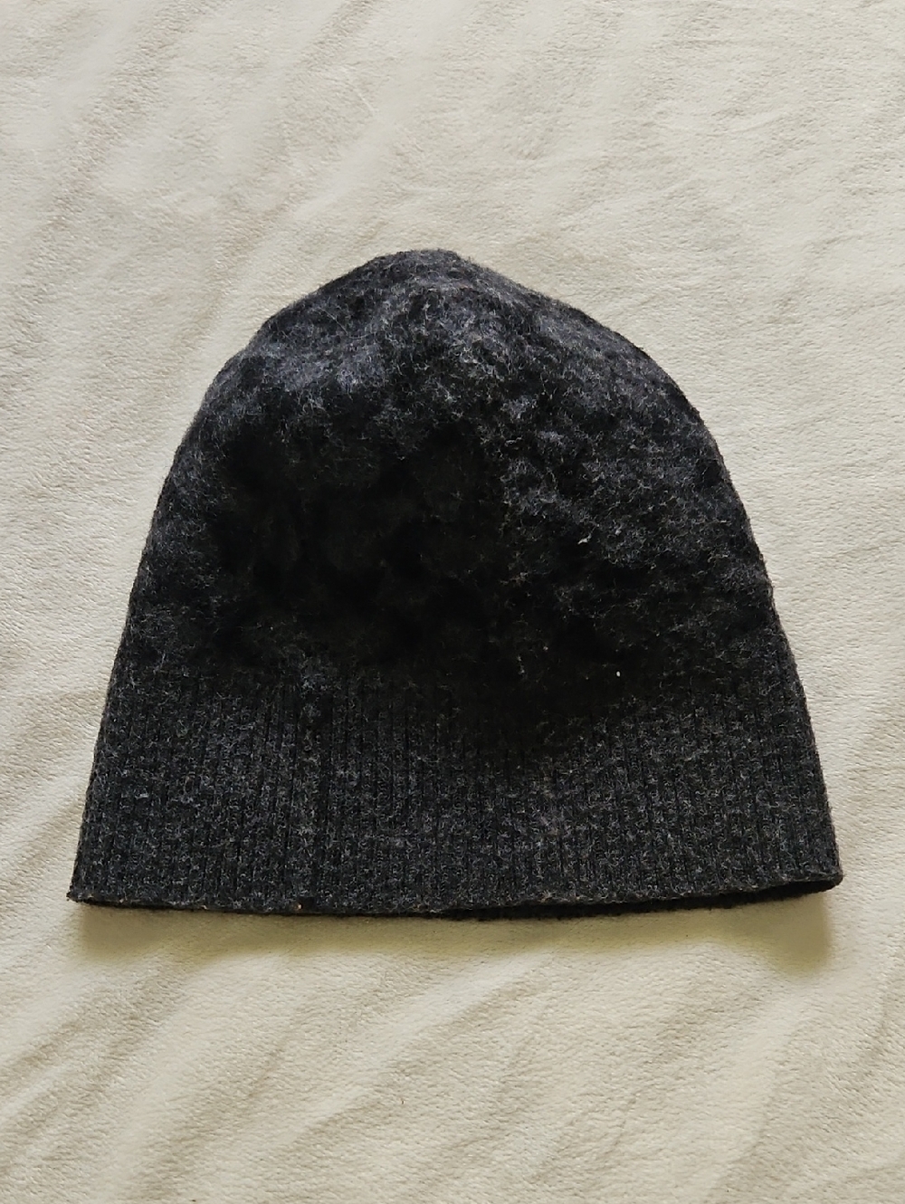 Coach Kids Black Knit Beanie Hat
